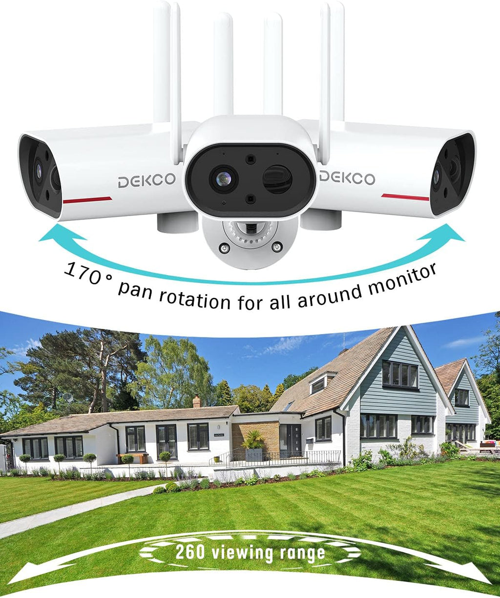 Wireless Outdoor Solar Security Camera with Night Vision I536477