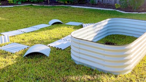 17" Tall 9 in 1 Metal Raised Garden Bed R240715