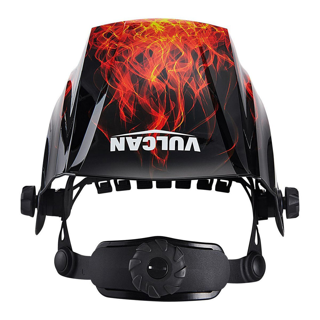 Auto-Darkening Welding Helmet with Flame Design J266