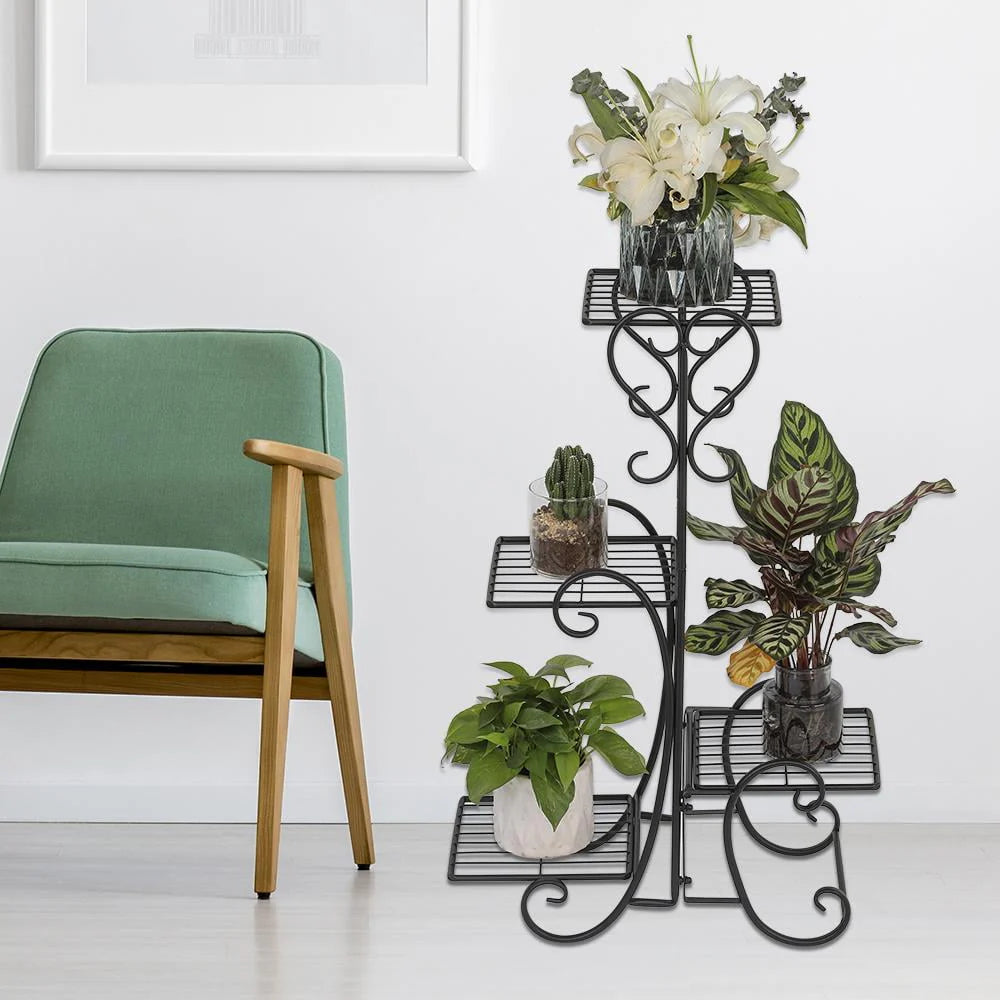 4-Layer Square Metal Plant Stand R940661