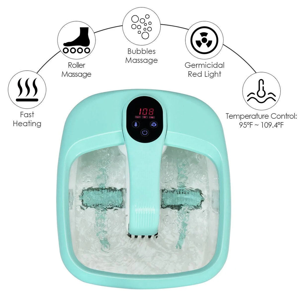 Green Electric Foot Bath Massager P912
