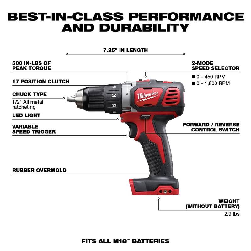 18V Cordless Drill/Impact Driver Combo Kit 2-Tool X51276